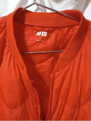 Campera De Pluma Uniqlo Original Talle L Hombre 