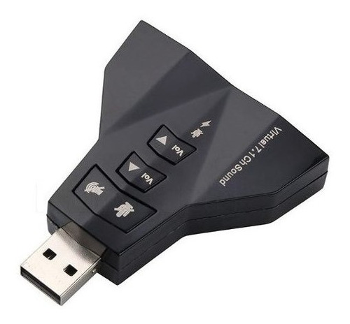 Tarjeta De Sonido Externa Usb 7.1 Virtual 3d, Dual Audio/mic