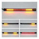 2 Cintas Led Stop Con Direccionales Flexible Impe Moto/carro