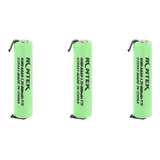 Bat. Aaa 800mah 1,2v Rontek Com Terminais (kit C/3 Peças)