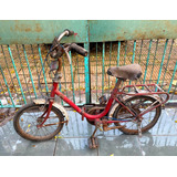 Antigua Bicicleta Plegable De Niño/niña, A Restaurar