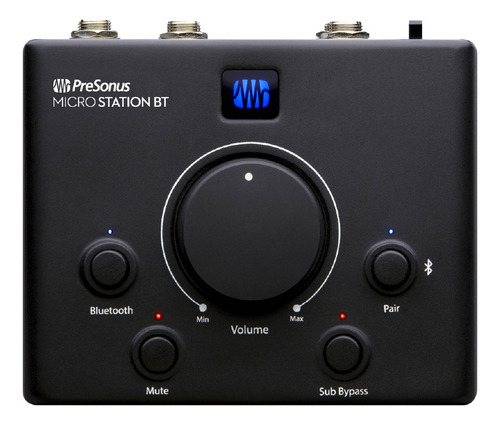 Controlador De Monitores Presonus Microstation Bt Bluetooth Color Negro