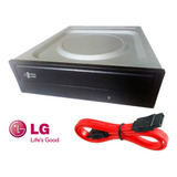 Gravador E Leitor Dvd E Cd LG Cabo Sata - Modelo Gh22ns50