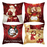 Capa De Almofada De Natal M Christmas Throw Cover, Fronha De