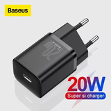 Carregador Turbo 20w iPhone XR/11 Pró/12 Pró Max Orig Baseus