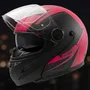 Casco Rebatible Hawk Rs5 Resistance Mate Negro\u002Ffucsia | Envío gratis