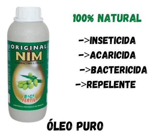 Óleo De Neem Nim Puro - Original 1 Litro Excelente Qualidade