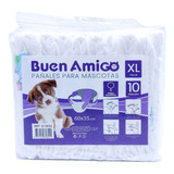 10 Pañales Para Perro Hembra Xl