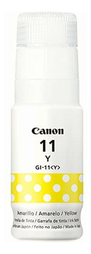 Canon Tinta Gi-11 Y Botella De Tinta Amarilla Con 70ml Para