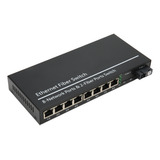 Red Ethernet Gigabit 9 Puertos 10 100 1000 M Tx1310nm Comple