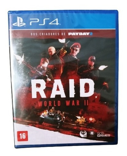 Raid World War Ii - Ps4  Mídia Física, Original E Lacrada 