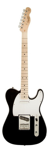 Guitarra Eléctrica Squier By Fender Telecaster De Álamo Black Laca Poliuretánica Con Diapasón De Arce