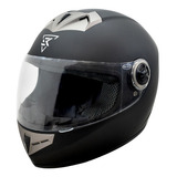 Casco Tipo Cerrado Para Seguridad Moto Negro Mica Abatible Tamaño Del Casco Xl(60)