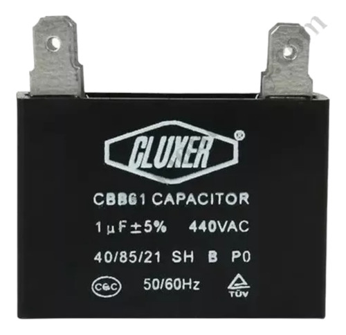 Capacitor Cbb61 / 1 Mf Para Mini Split O Ventiladores 450v