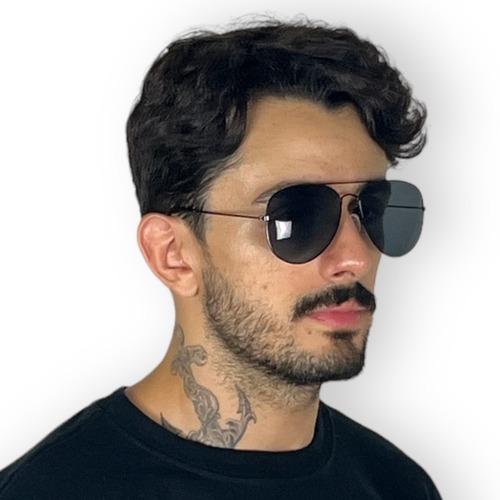 Oculos De Sol Aviador Clássico Masculino Feminino Espelhado