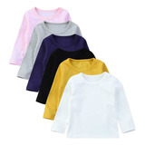 Camiseta Polar Niña Tallas 4,6,8,10 Muchos Colores