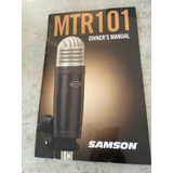 Micrófono Condensador Samson Mtr101