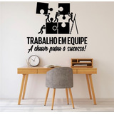 Adesivos De Parede Decorativo Trabalho Em Equipe Empresa