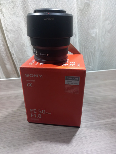 Lente Sony Full Frame 50mm 1.8