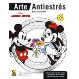 Disney Colorea Mickey Minnie Libro Arte Antiestres Mandalas