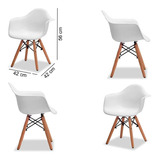 Silla Eames Kids Con Brazos X4