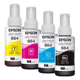 Kit Tinta Original Epson L1300 L365 L380 L565 L455 L375 L395