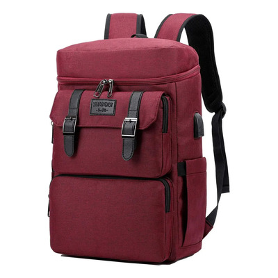 Mochila Urbana Porta Ordenador Con Puerto Usb Vintage