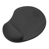 Mouse Pad Negro Con Base Antideslizante Con Soporte Muñeca 