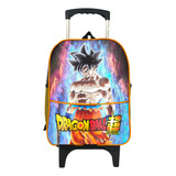 Bolsa Infantil Pequena De Rodinha Dragon Ball Super Goku