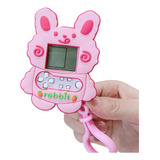 Llavero Pink Rabbit Tetris Con Forma De Minijuego