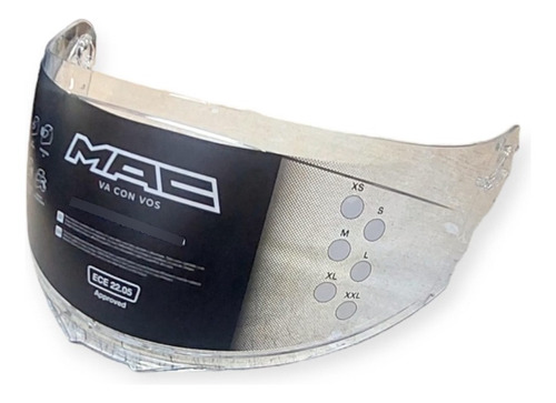 Repuesto Visor Para Casco Mac Bass - En Teo Motos 