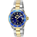 Invicta Pro Diver Para Hombre, 40 Mm, Acero Inoxidable En To