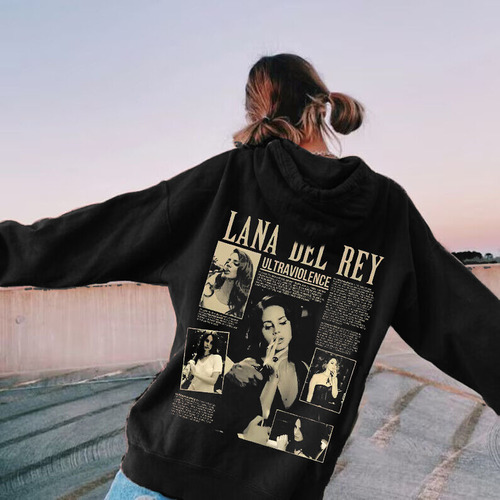 Sudadera Hoodie Lana Del Rey Legendaria Inmortal + Regalo