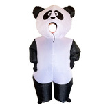 Disfraz Inflable Oso Panda Guantes Calcetines Y Motor Incluido