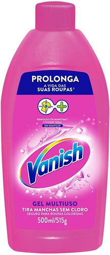 Tira Manchas Em Gel Vanish Multiuso 500ml  Roupas Coloridas