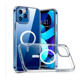 Funda Magnético Transparente Compatible iPhone 12 Pro Max