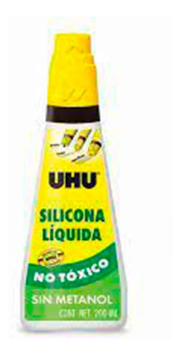 Adhesivo Silicona Fria Liquida Uhu 95ml Pegamento Pega Todo