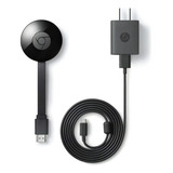 Google Chromecast 2 Generación 1080p Color Negro