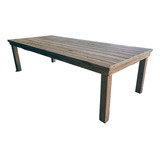 Mesa Rustica Quincho Madera Eucalipto 240x120