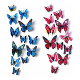 Adhesivos Decorativos 3d Mariposas Vivas