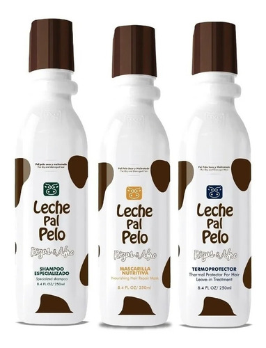 Rizos Y Afro Kit Leche Pelo 250 - mL a $100