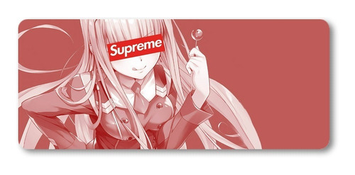 Mousepad Xxl 80x30cm Cod.216 Chica Anime Supreme Zero Two