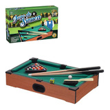 Jogo Mini Mesa Sinuca Bilhar Infantil Snooker Art Game 