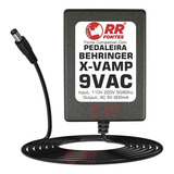 Fonte Carregador Ac 9v Para Pedal Behringer X V-amp Lx1-x