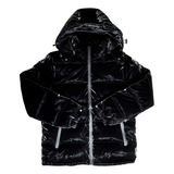 Campera Puffer Inflable Metalizada Elegante Muy Abrigada!