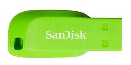 Pendrive Sandisk Cruzer Blade 32gb Verde Sdcz50c-032g-b35ge