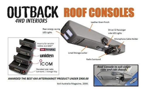 Consola De Techo Outback Para Nissan Patrol Y61              Foto 2