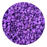 Piedras Grava P Acuario Decoración Color Morado - 10kg