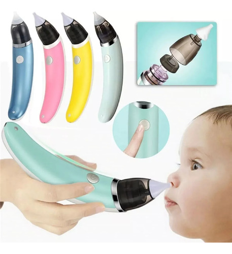 Aspirador Nasal Bebes Sacamocos Extractor Portátil Eléctrico