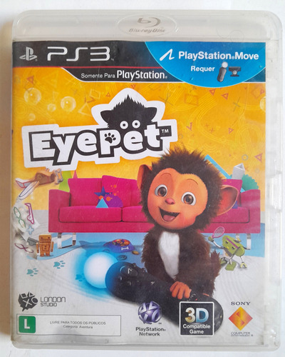 Jogo Eye Pet Ps3 Original Midia Fisica Cd